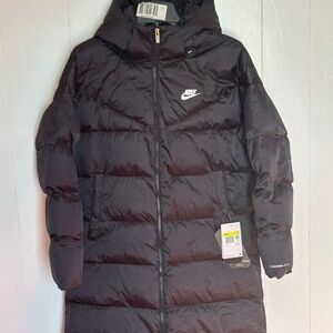 Nike Therma-Fit Down Fill Parka Jacket Womens Size Small - Black